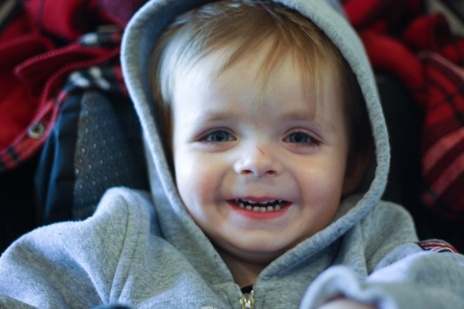 The nose scratch means I'm tough.