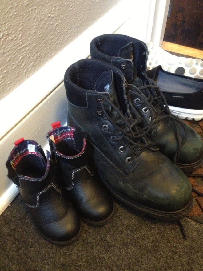 Boots of the three bears no doubt.