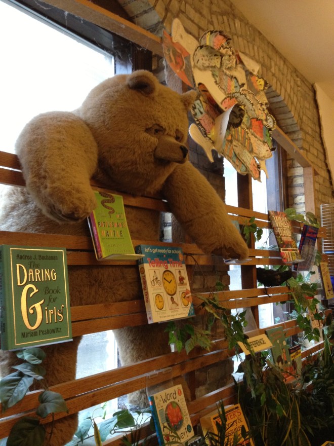 One of the few "stuffed" animals there.