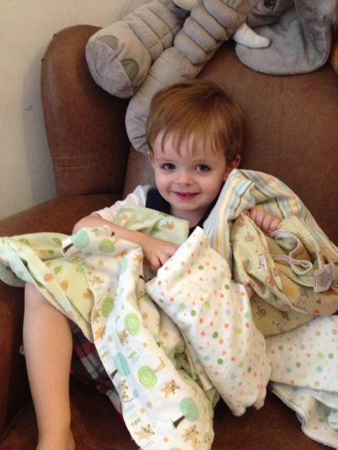 The King of Blankets needs a throne.