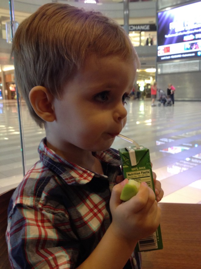 Snack time. No pictures!