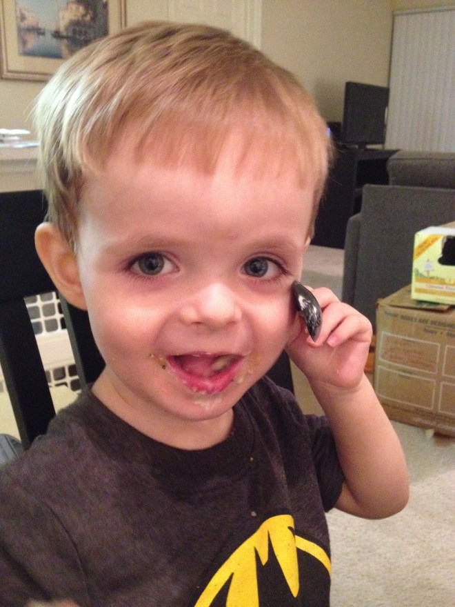 Telling Daddy you're doing Starbucks... 