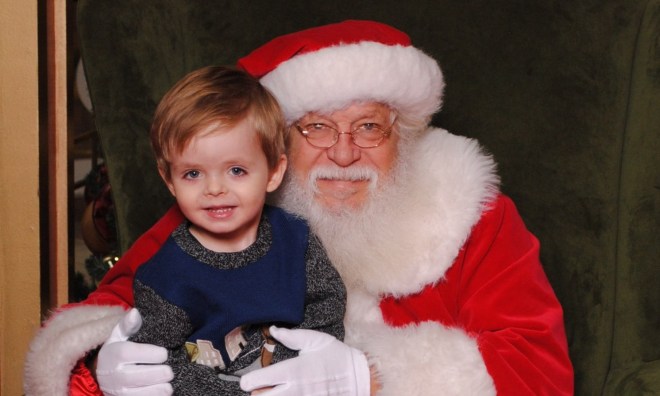 Just chillin' with Santa