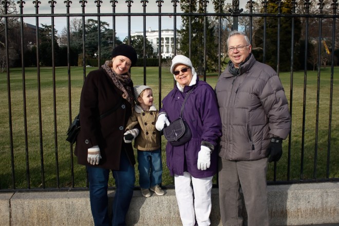 Hey Grandma! Come visit me when I'm President here?
