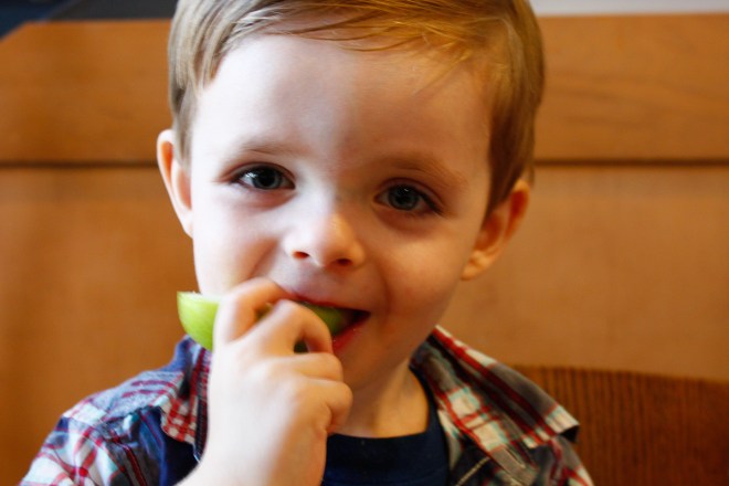 And for my next trick, I'll make the apple disappear.