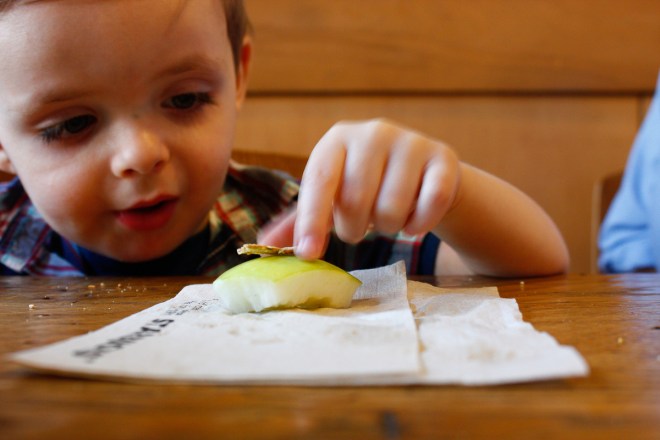 First trick? Balancing act...