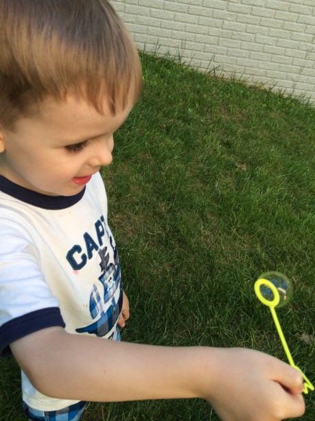 Bubble catching! Add that to my resume... 