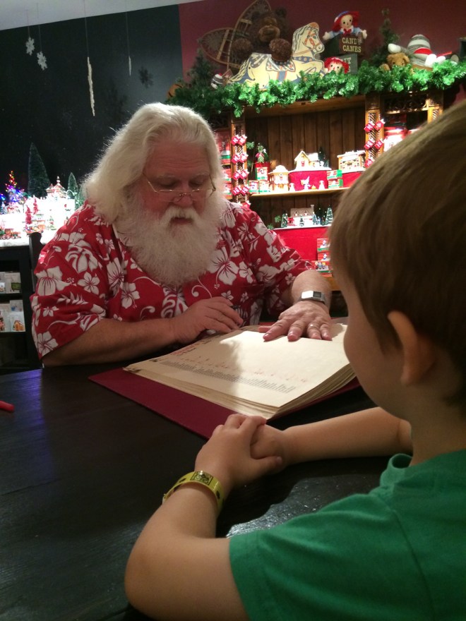 I appreciate your time, Santa.