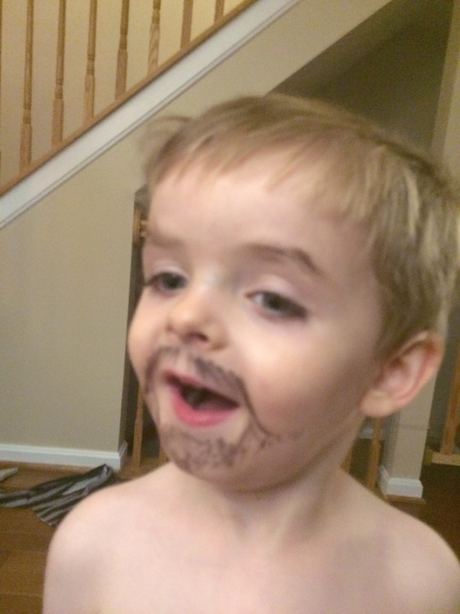 A beard, just like I asked for.