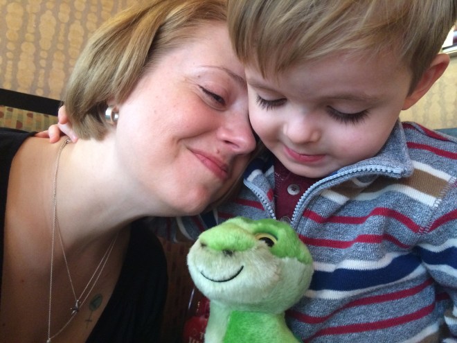 Stop it mom, yer embarassin' me in front of my date.