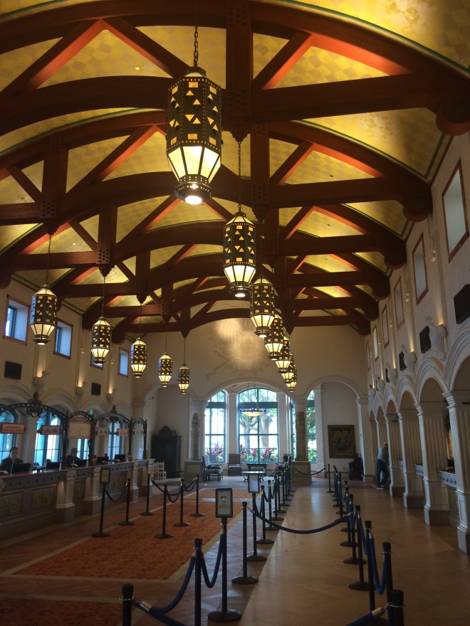 Nice hotel... can we live here, Dad?