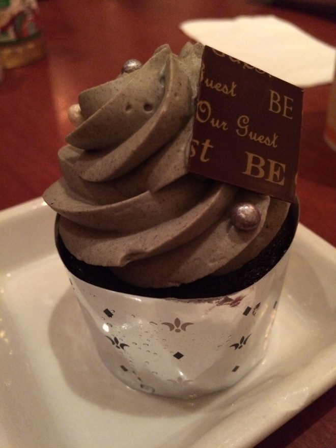 So are you going to eat this WHOLE cupcake, Mom?