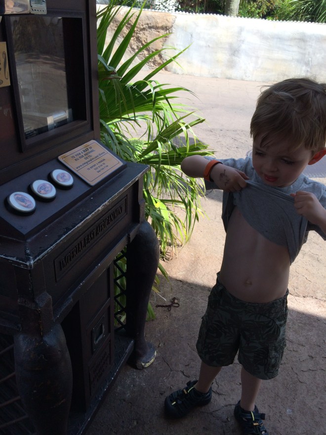 Just coolin off before dinner? What's the big deal?