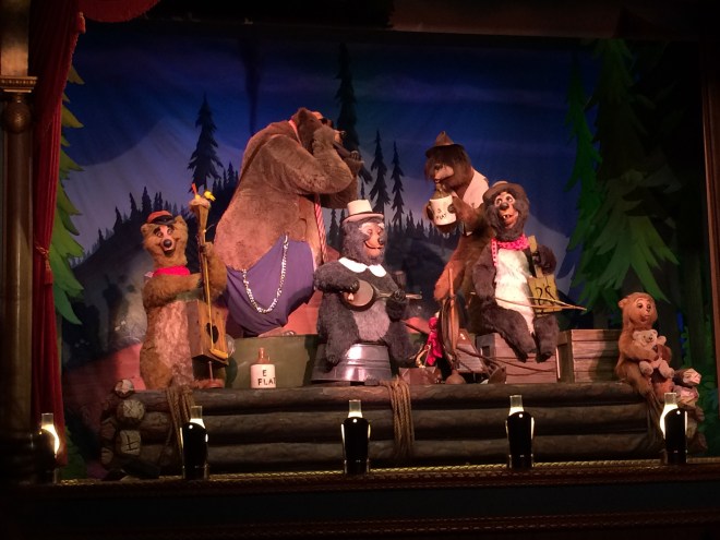 Nice music... you know, for bears and stuff.