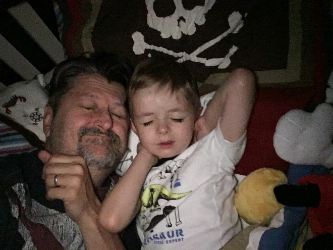 We're asleep, mom! Bedtime Buddies!