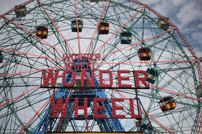 The famous WONDER WHEEL.