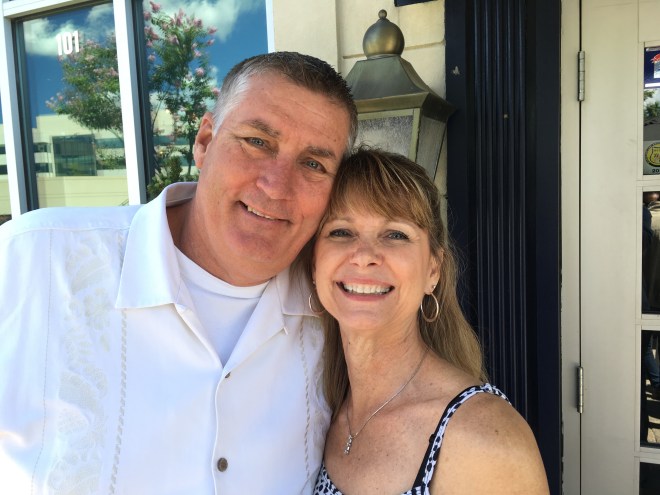 John and Sandy Hillencamp ate with us at Eggspecation. WIN!