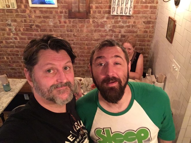 Dad and Josh... I am in there somewhere.