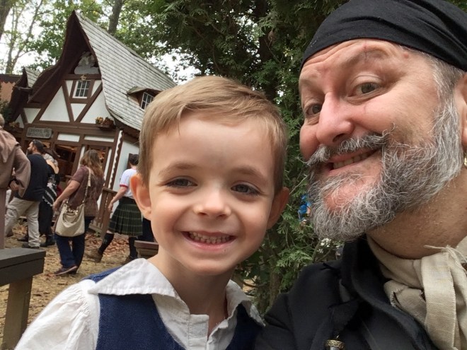 Just me and me Cap'n causin' trouble.