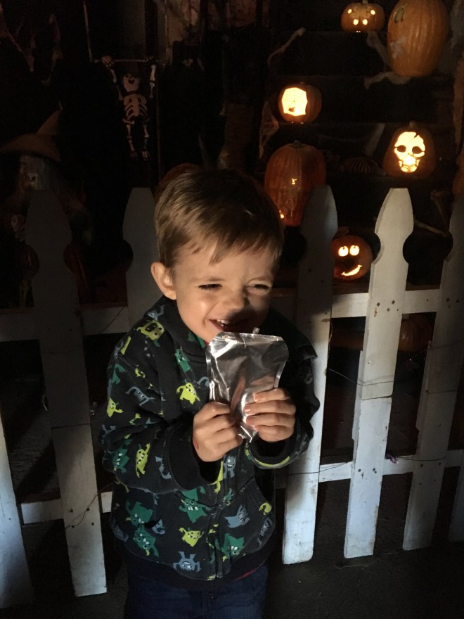 NOT scared. Okay, maybe JUST a little.