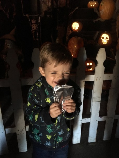 NOT scared. Okay, maybe JUST a little.