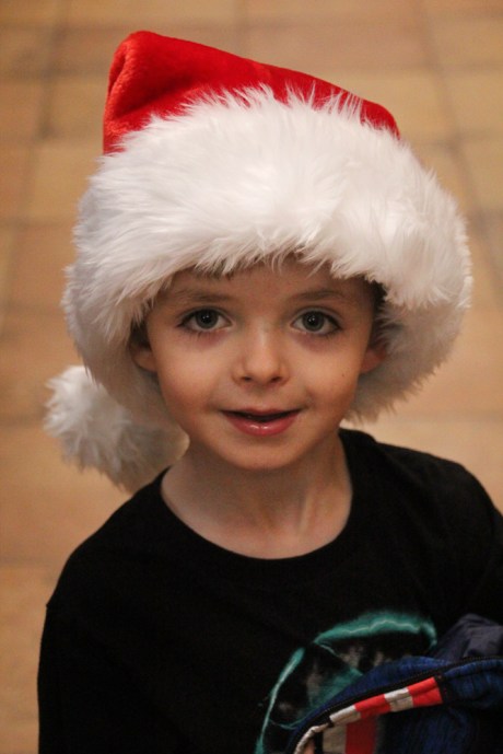 Did you think I was Santa, Mom??